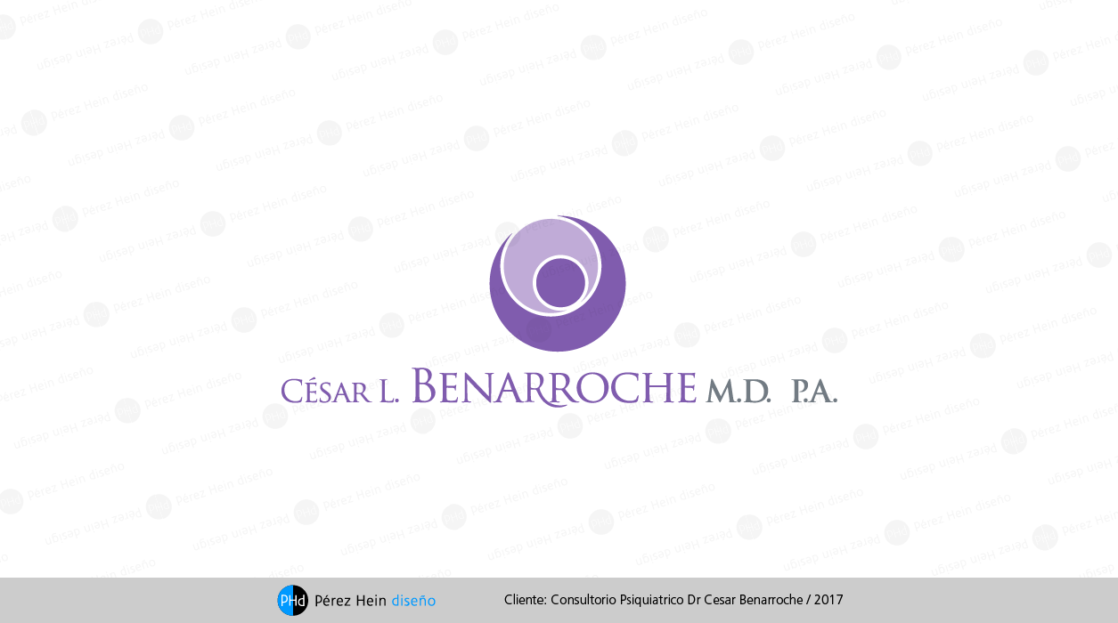 Identidad Corporativa Consultorio Psiquiátrico Dr Cesar Benarroche MD PA