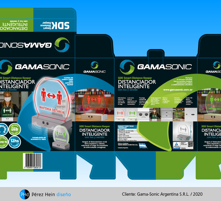 GamaSonic Packaging Envase Estuche Caja Sacabocados