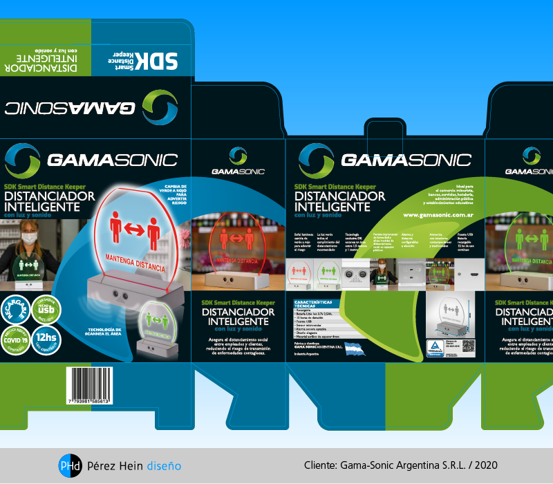 GamaSonic Packaging Envase Estuche Caja Sacabocados