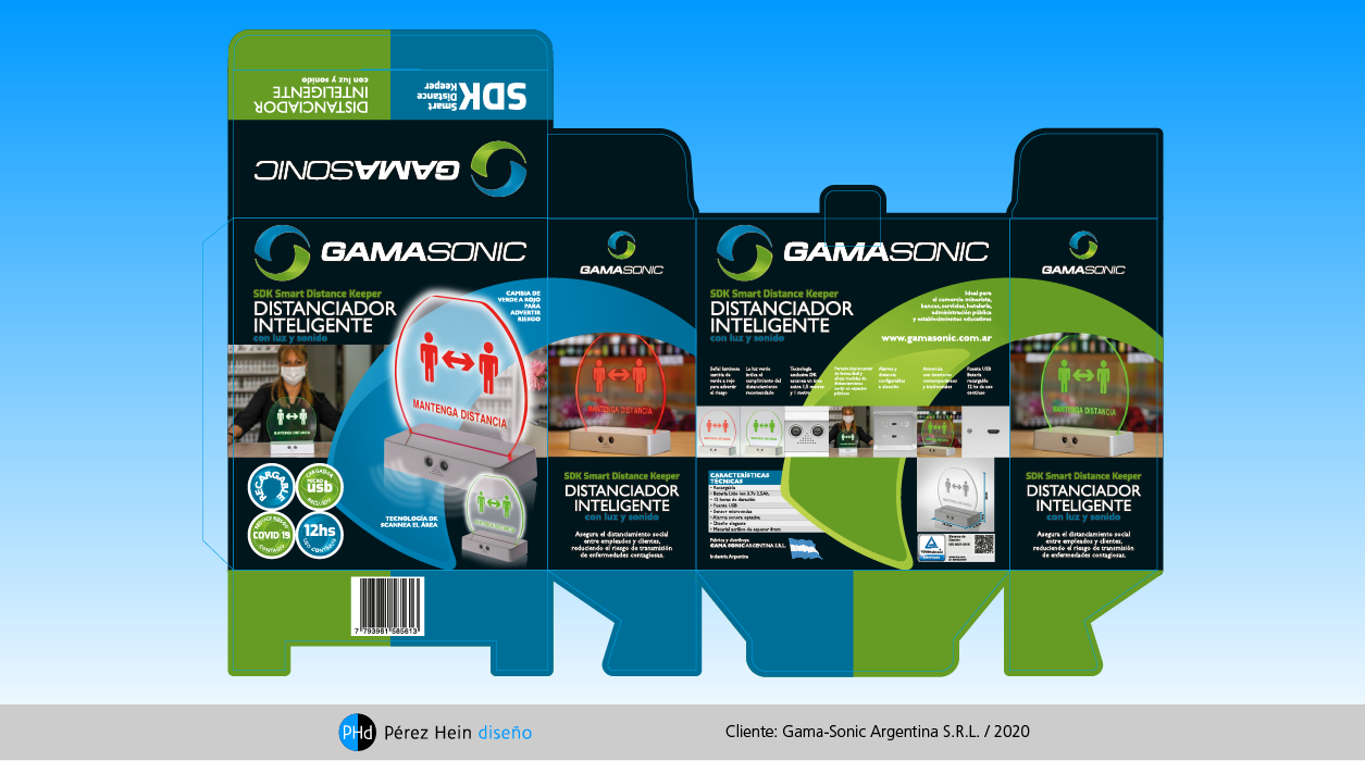 GamaSonic Packaging Envase Estuche Caja Sacabocados