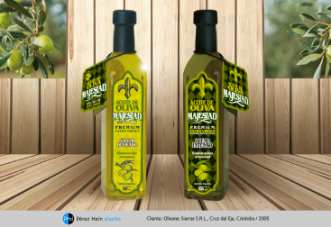 Aceite Oliva Etiqueta Córdoba Industria Argentina